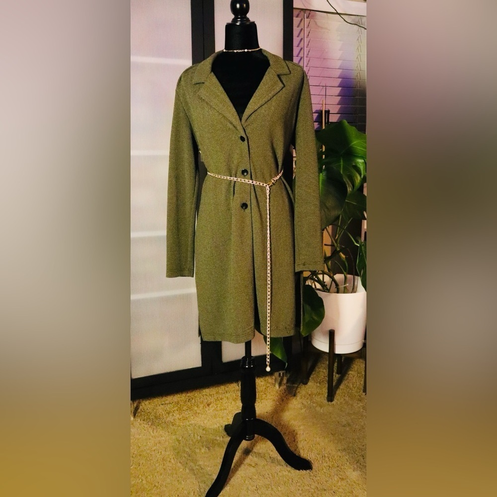 Vintage longline midi cardigan